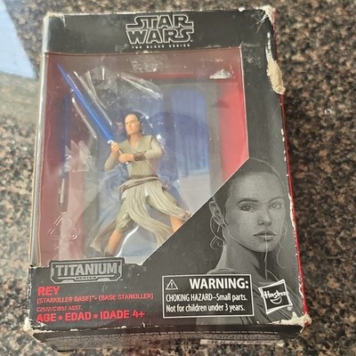 Hasbro Titanium Series Rey Starkiller Base Star Wars Figurine
