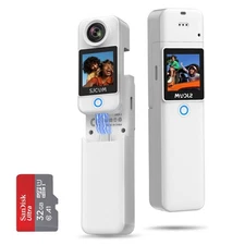 C300 Pocket Camera 4K,7H Power, 6-Axis Stabilizer Action Camera,Dual-Touch Sc...