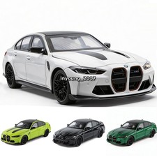 1/18 2024 M3 CS LCI Sedan Model Car Diecast Toy Cars Toys for Boys Kids Gifts