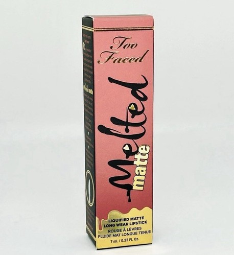 TOO FACED Melted Matte Liquified Longwear Lipstick - BOTTOMLESS - Full Size NIB - Picture 2 of 3