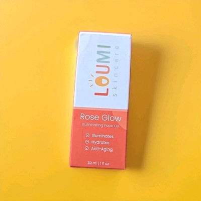 Loumi Skincare Rose Glow Illuminating Face Oil 30ml 1 fl oz