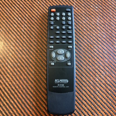 Genuine KLH Audio Systems R5100 AV Receiver OEM Remote Control TESTED!