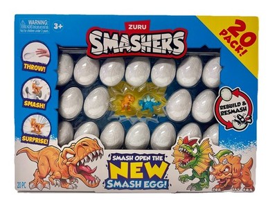 ZURU Smashers New Smash Egg Dino 20 Pack