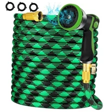 NON-EXPANDABLE Garden Hose Ultra Lightweight Hose & Flexible Water Hose 25FT