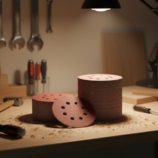 Durable 155PCS Hook and Loop Sanding Discs - 5" with Efficient Dust Extraction 0.25 per gallon