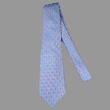 Vineyard Vines Silk Tie USA Flags Red White Blue Classic America Stars Stripes