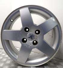 PEUGEOT 207 15" SILVER ALLOY WHEEL 9651016580 (R1-B)