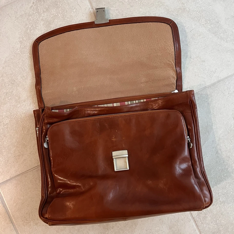 Maletín suave de cuero genuino Floto Foto 3 de 4