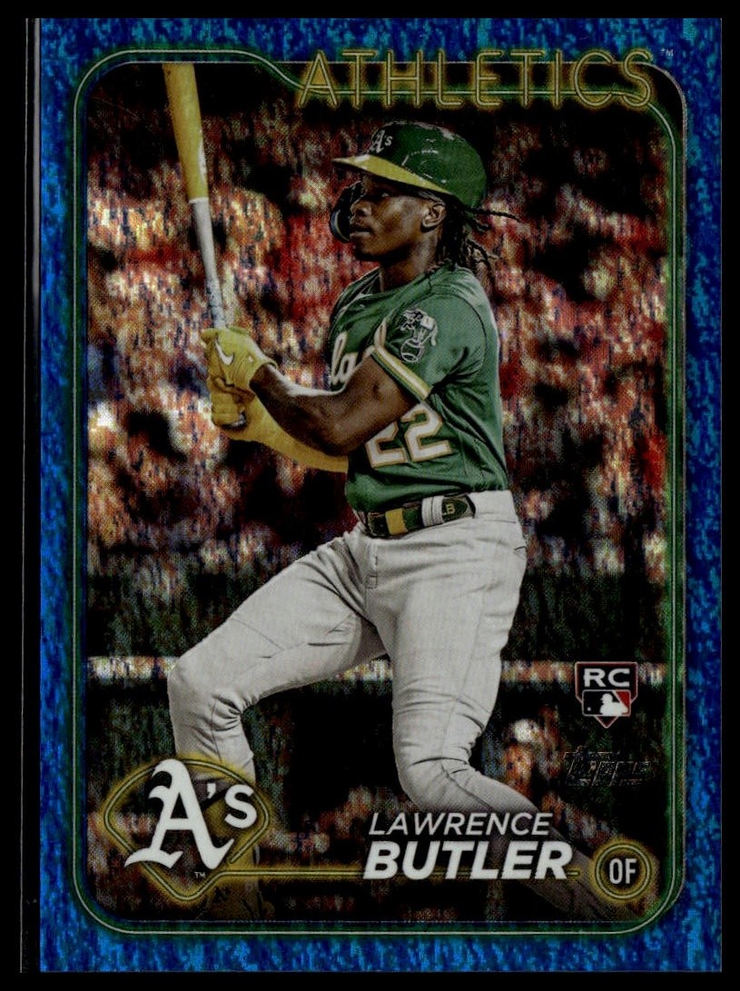2024 Topps #676 Lawrence Butler Blue Holofoil RC /999