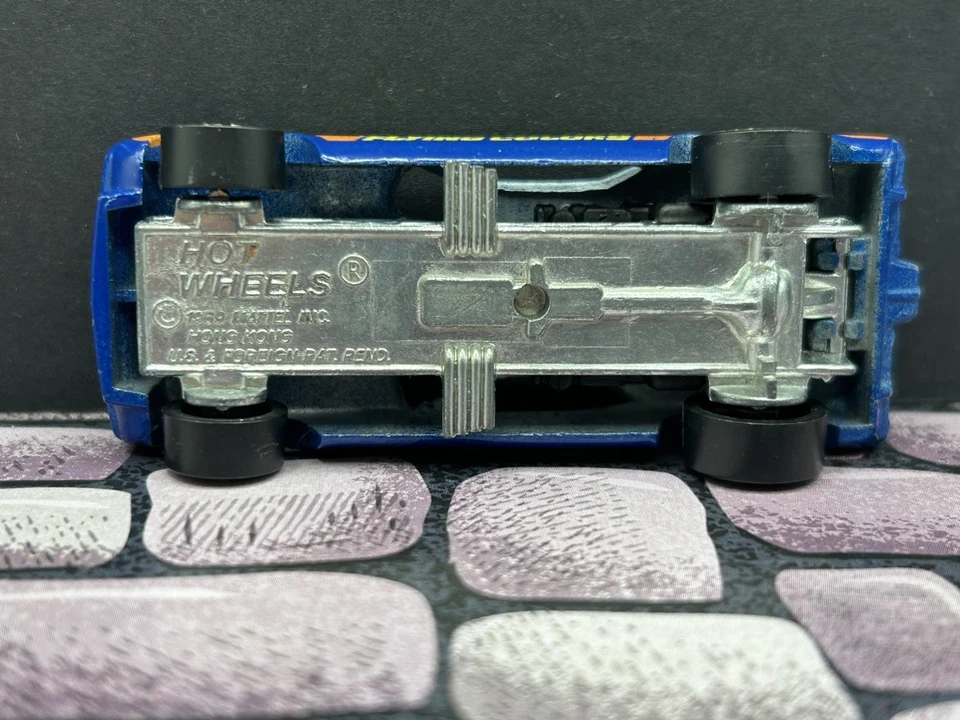 Hot Wheels Redline 1974 Flying Colors Top Eliminator Funny Car Blue Cuda Foto 4 de 4