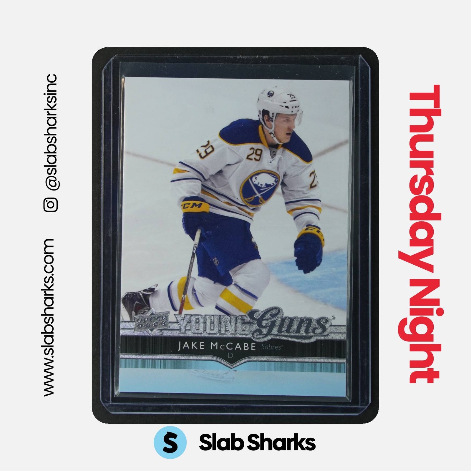 2014 UPPER DECK #208 JAKE MCCABE YOUNG GUNS RC ROOKIE