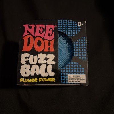 NeeDoh Fuzz Ball Flower Power Blue Rare Brand New Sealed Viral TikTok Sensory