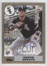 2022 Series 1 1987 Topps Baseball Gold 48/50 Gavin Sheets #87BA-GSH Auto 10h2