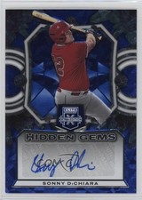 2023 Panini Elite Extra Edition Hidden Gems Blue Sonny DiChiara Auto 13vm