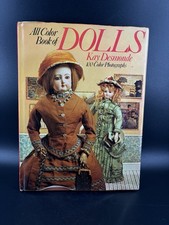 Vtg 1974 All Color Book Of Dolls Hard Cover With Dust Cover