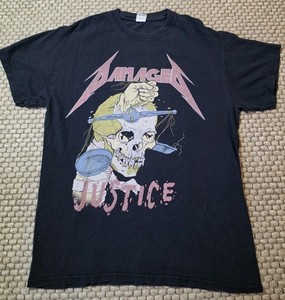 Metallica Damaged Justice Tour Shirt | eBay