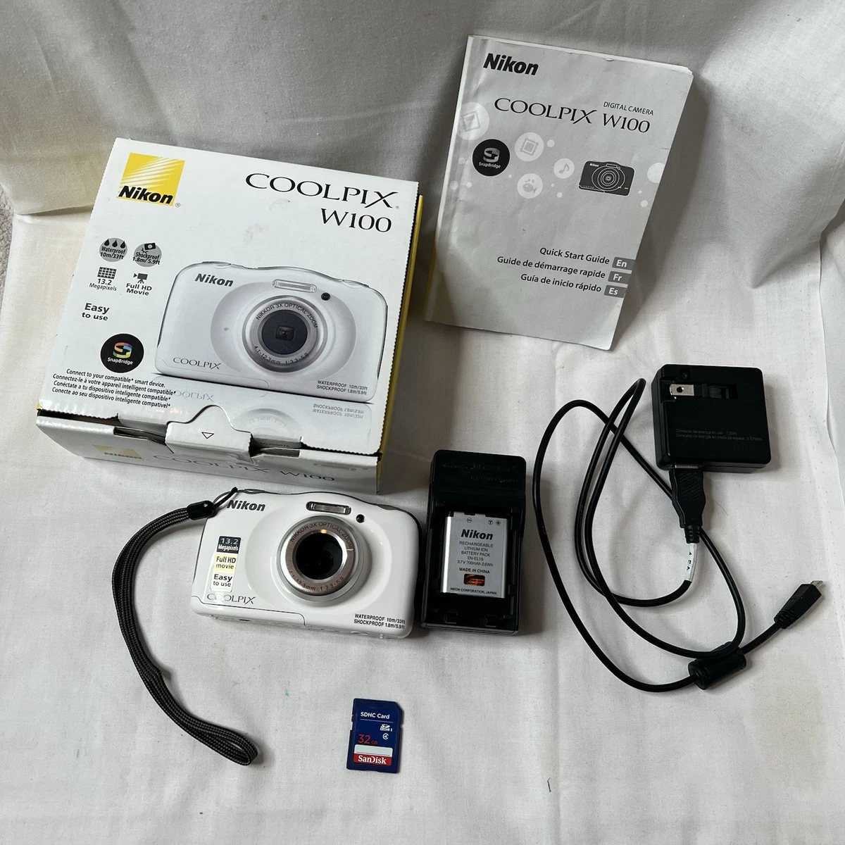 Nikon Coolpix W100 Digital Cameras for Sale | Shop New & Used