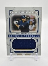 Alex Rodriguez - 2021 Panini National Treasures Retro Materials - Gold Holo /25