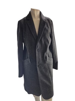 APC X Jules Fournier Men's Coat 38 Gray Wool Unlined Button