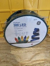 GE StayBright 300-Count Multicolor LED Miniature Christmas String Lights New