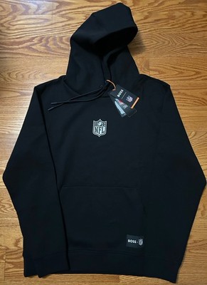 NWT! RARE! Mens Hugo Boss x NFL Woodson Tri-Blend Hoodie NFL Shield BOSS Logo L
