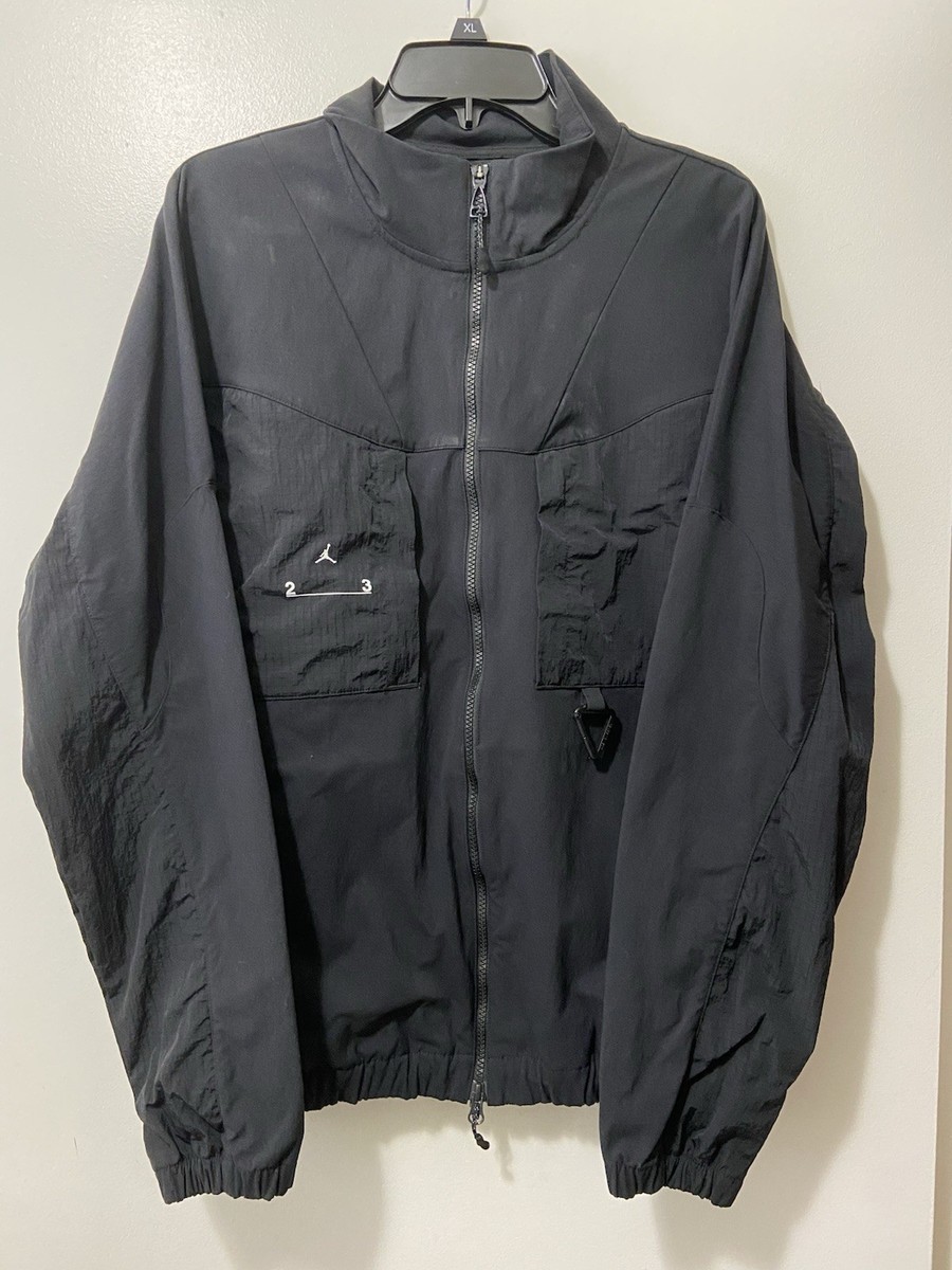 Jordan Engineered ブラックナイロンジャケット M Jordan 23 Engineered Men's Tracksuit Jacket, Black, 2XL at