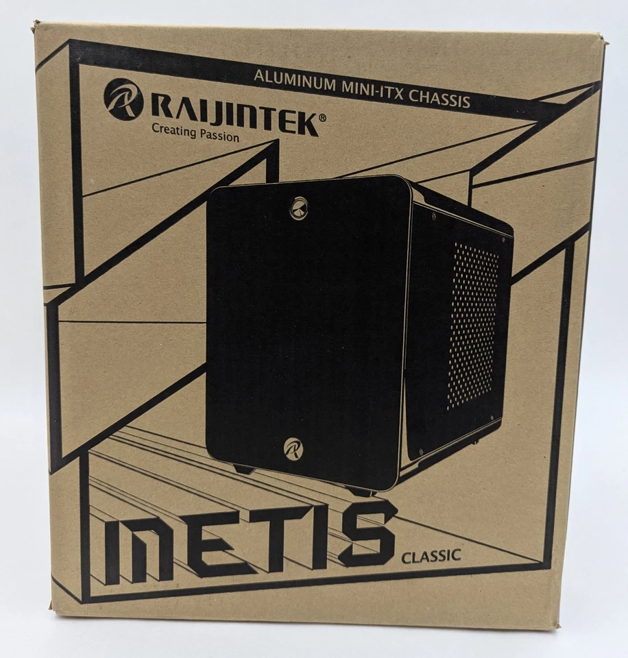 RAIJINTEK METIS Classic Aluminum Mini-ITX PC Chassis Case (RED) 0R200012 - NIB - Image 3 of 4