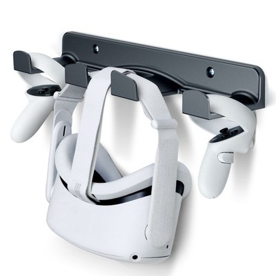 VR Wall Mount - Storage Stand Holder Hook for Meta/Oculus Quest 2/3/Quest/Rif...
