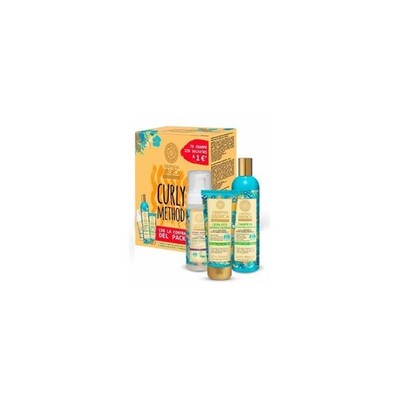 SET CURLY OBLEPIKHA champu+gel rizos+espuma
