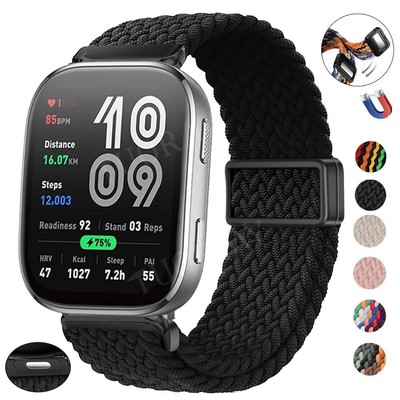 Magnet Nylon Armband für Amazfit Bip 6 5 GTS GTR 4 3 2 Mini 42 47mm Pro  Ersatz