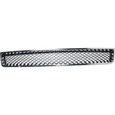 New Front Lower Grille For 2007-2013 Chevrolet Avalanche Black & Chrome Plastic