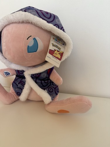 Build A Bear Pokemon Mew With Full Outfit Purple Hoodie And Cape New With Tag - Picture 4 of 11