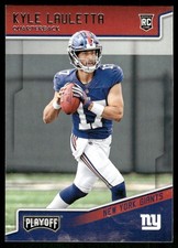 2018 Panini Playoff #230 Kyle Lauletta Rookie RC New York Giants football card. rookie card picture