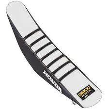 Dcor 30-20-468 Factory Reinforced Seat Cover - Black/White/Black with Ribs