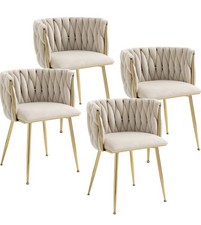 Brand New Luxury Velvet Dining Chairs Set of 4