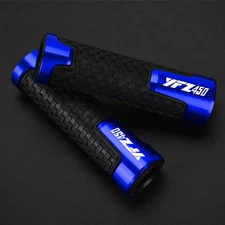 Blue For Yamaha YFZ450 YFZ450R YFZ450X YFZ CNC Grips Handle Handlebar 7/8" 22mm