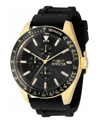 #ad #ad Invicta Aviator Nomad Men#x27;s Watch Quartz Multifunction Gold Tone Black 38404 NEW $49.99