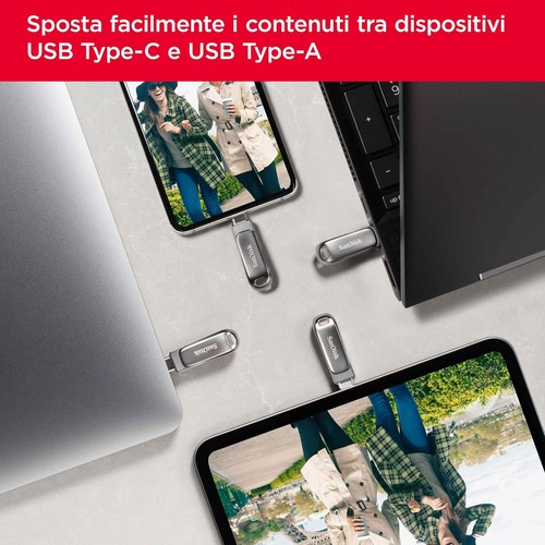 SanDisk Ultra Dual Drive Luxe USB Type-C-Laufwerk Smartphone Speicher 512 GB (Mo - Bild 4 von 6