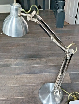 TENSOR GOOSENECK ARTICULATED VINTAGE TABLE LAMP LT638 + A/C ADAPTER WORKS GREAT!