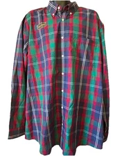 The Foundry Supply Co Men’s Easy Care Plaid Button Down Shirt 2XL  NWT