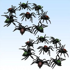 2 x 8 eklige Spinnen Spiders Erschrecken Dekoration Deko Scherzartikel Spinne