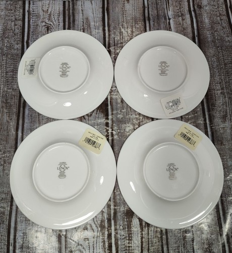 Lenox Fine Bone China BELLINA Saucers Set Of 4 Without Cups New With Tags - Picture 2 of 14