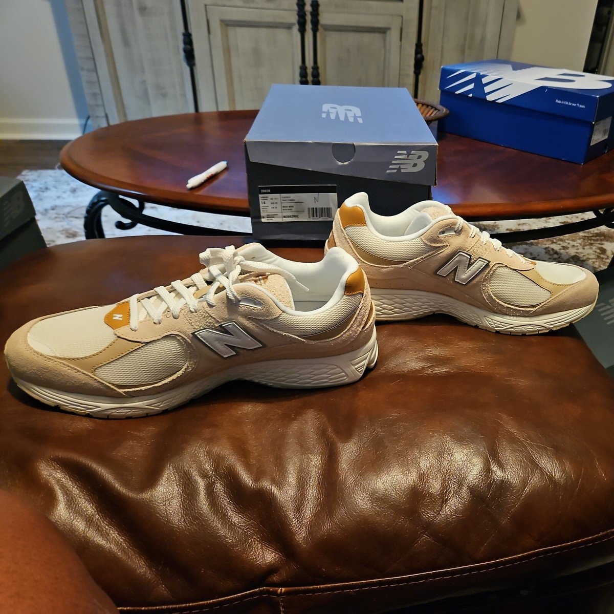 New Balance‎ 2002R Sandstone Running Shoes M2002RSC Men’s Sz 8.5 Women\'s Sz 10 Size 14 - New Balance 2002R Sandstone M2002RSC | eBay main image 4