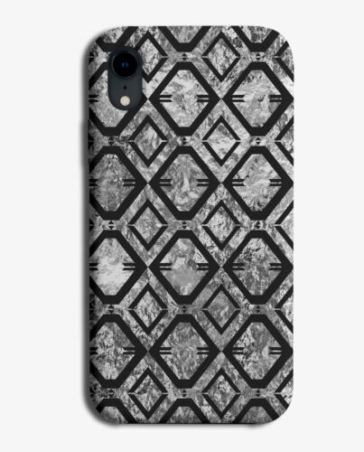 Silver Diamond Shaped Phone Case Cover Shapes Shape Diamonds Mens E874 - Picture 1 of 1