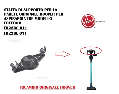 STAFFA DA PARETE, SUPPORTO ASPIRAPOLVERE FREEDOM HOOVER FD22RGE 011 | eBay