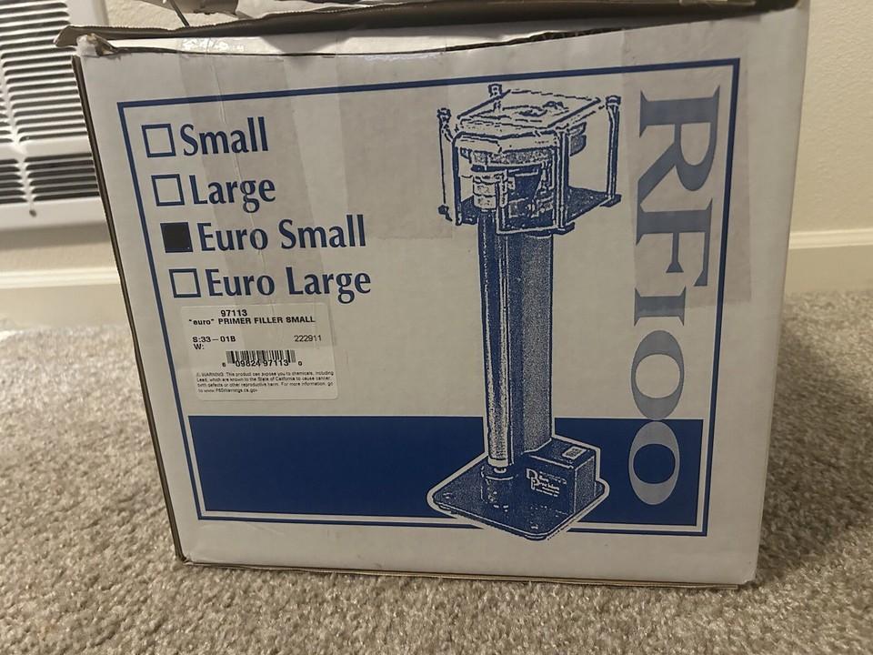 NEW Dillon Precision RF100 Auto Primer Filler, Small Euro eBay