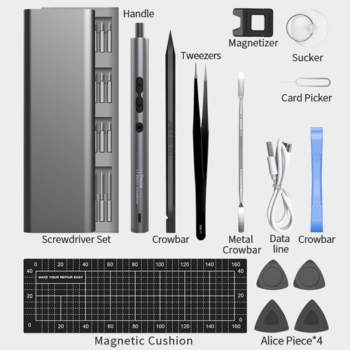 62 in 1 Precision Electric Screwdriver Sets Tool with LED Light For Phone Laptop - Picture 13 of 14