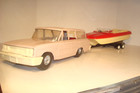 Buddy L Ford Station Wagon Plus Tonka Speedboat And Trailer Truck Original Shape