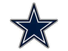 Dallas Cowboys Star Logo #2 Football Sticker Waterproof Vinyl Decal Die-Cut
