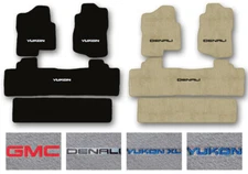 3-Row Carpet Floor Mat Set for 2000-2018 GMC Yukon/Denali - 2nd Row Bench